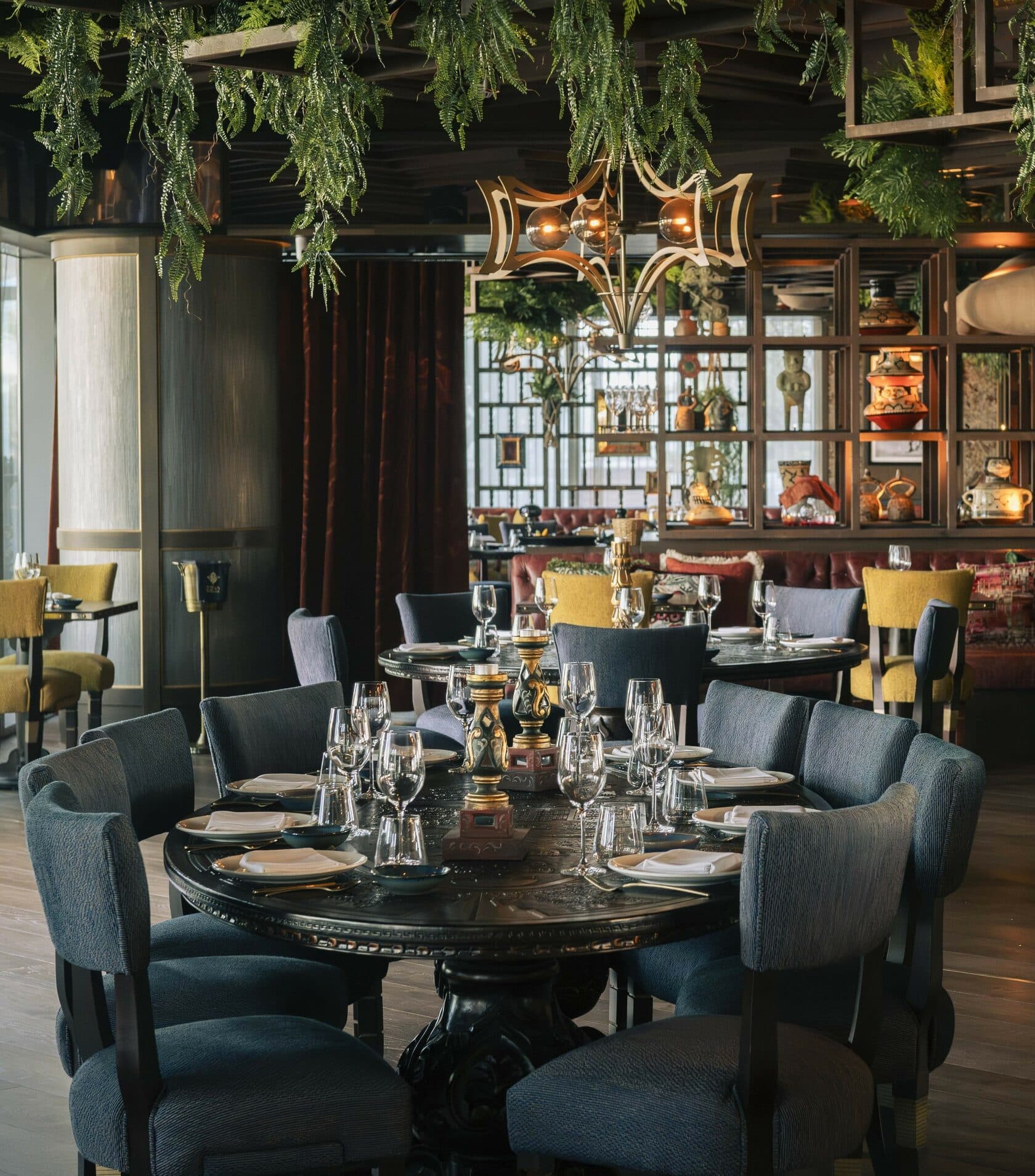 Mysterious luxury restaurant with exotic cuisine image 1