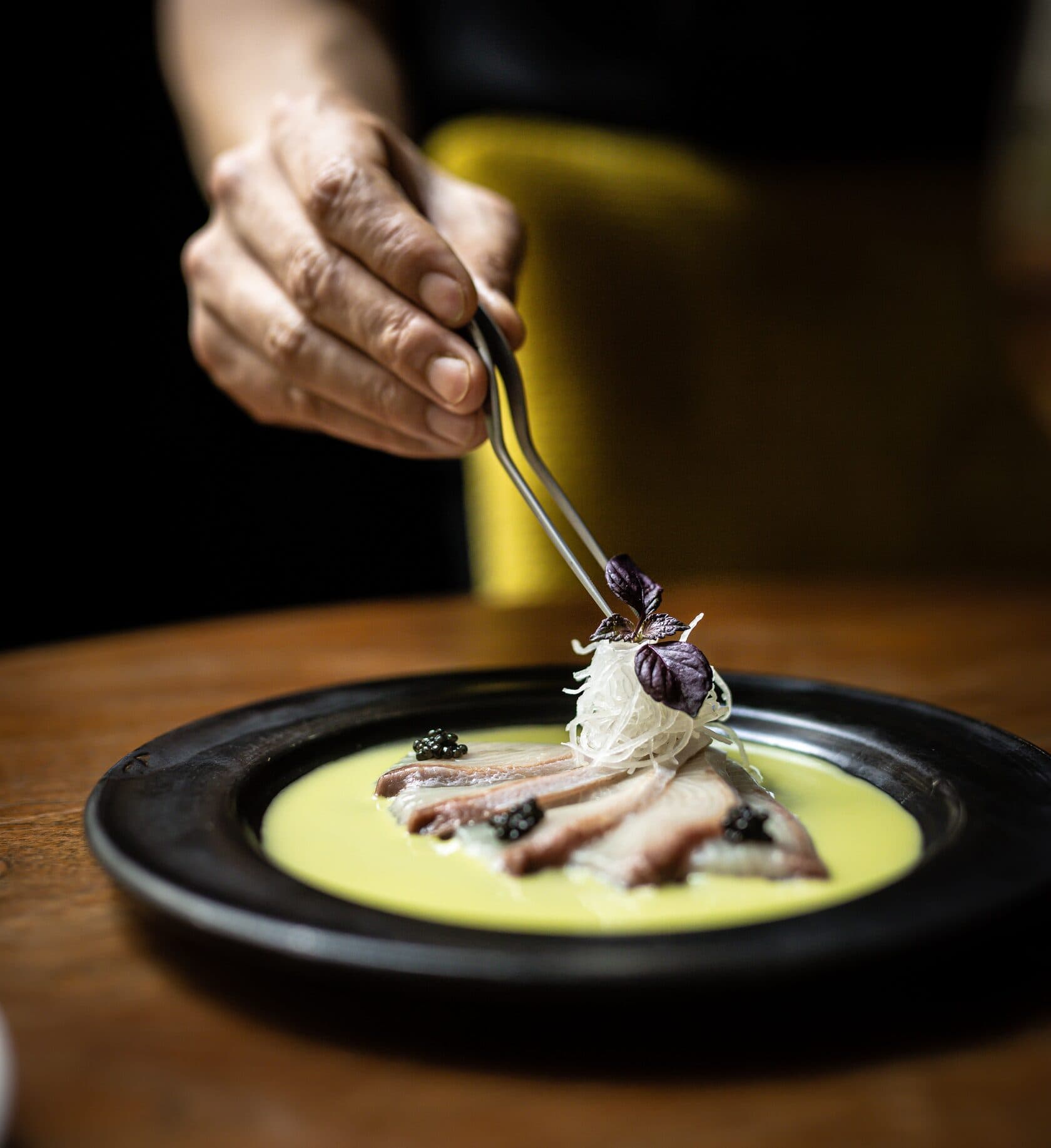 Mysterious luxury restaurant with exotic cuisine image 6